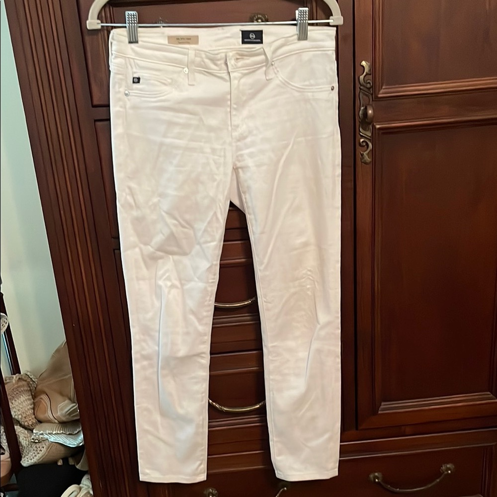 AG Adriano Goldschmied White Skinny Pants